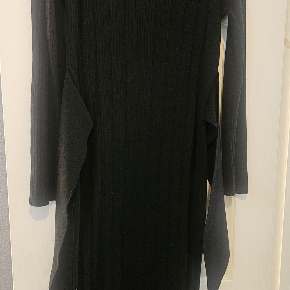 Elegant Black Long Sleeve Dress